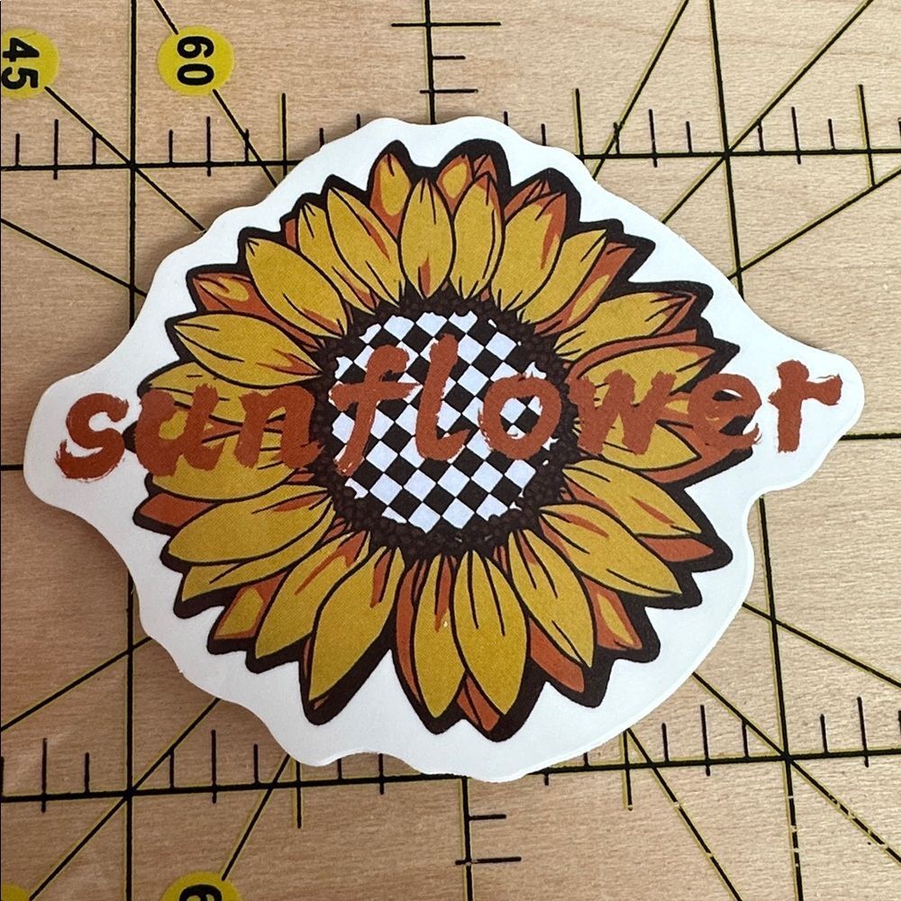 💜13/$13 +Bundle Sticker Sale | Sunshine Sunflower Flowers Waterproof Sticker